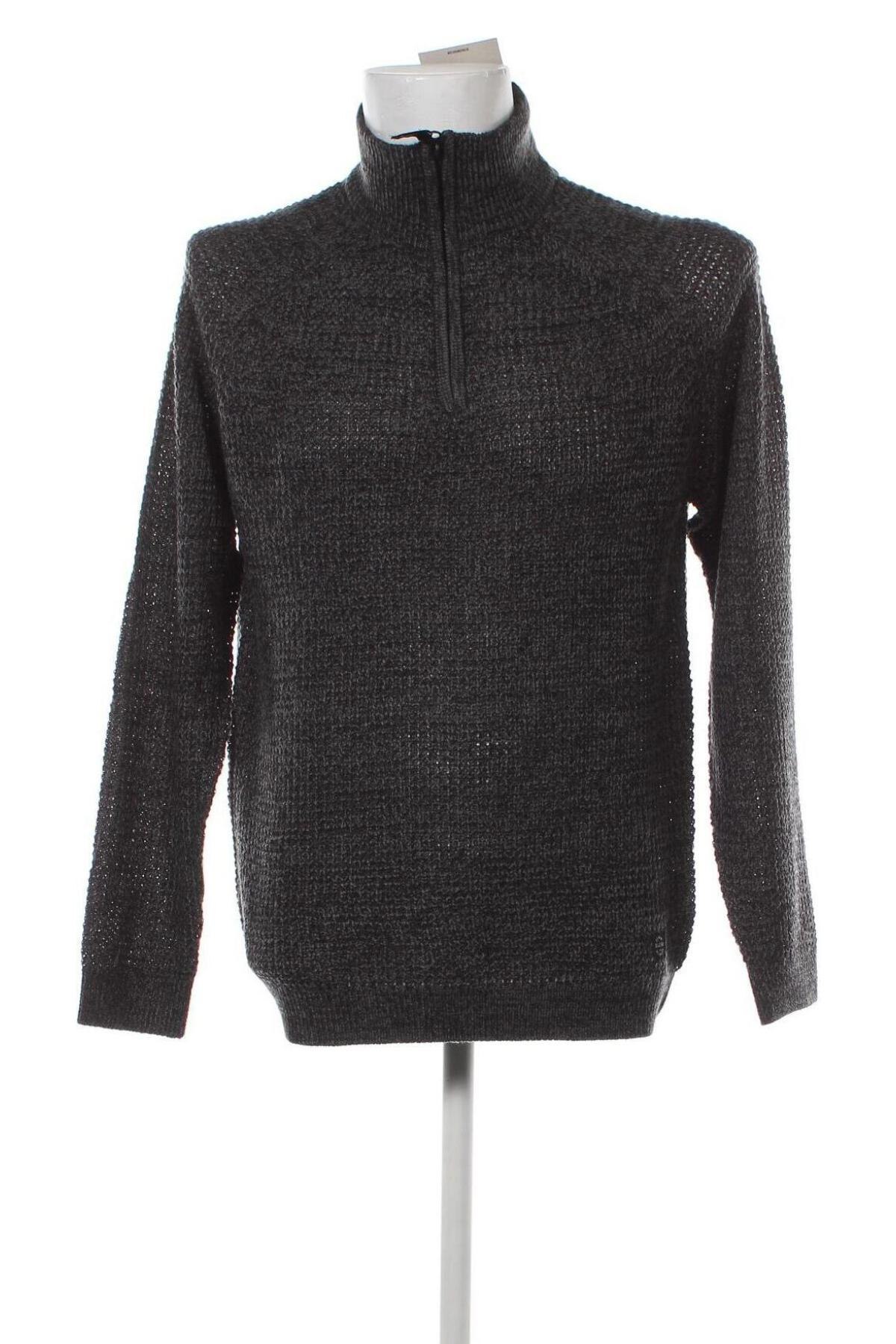 Мъжки пуловер Blend, Размер L, Цвят Сив, Цена 18,00 лв.