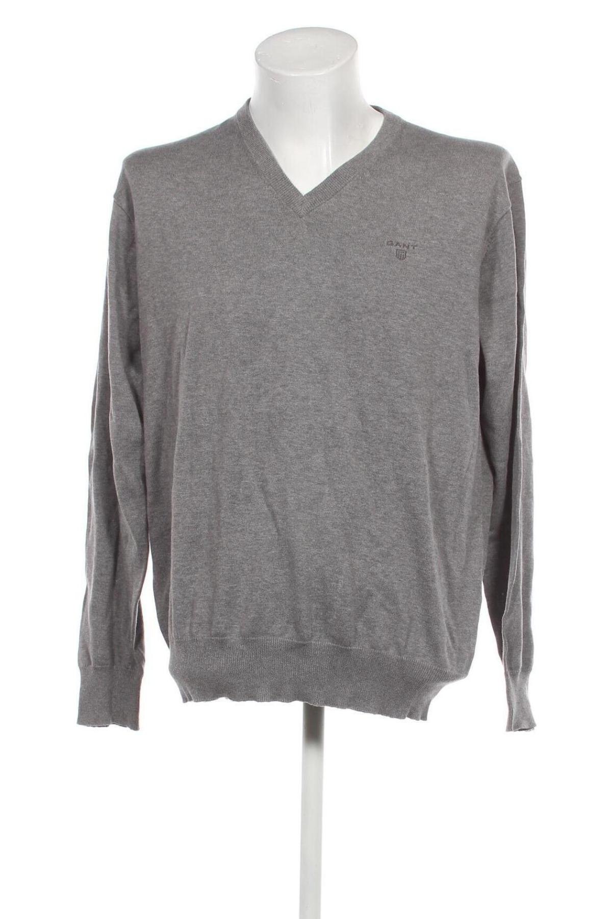 Herrenpullover Gant, Größe XXL, Farbe Grau, Preis 47,32 €