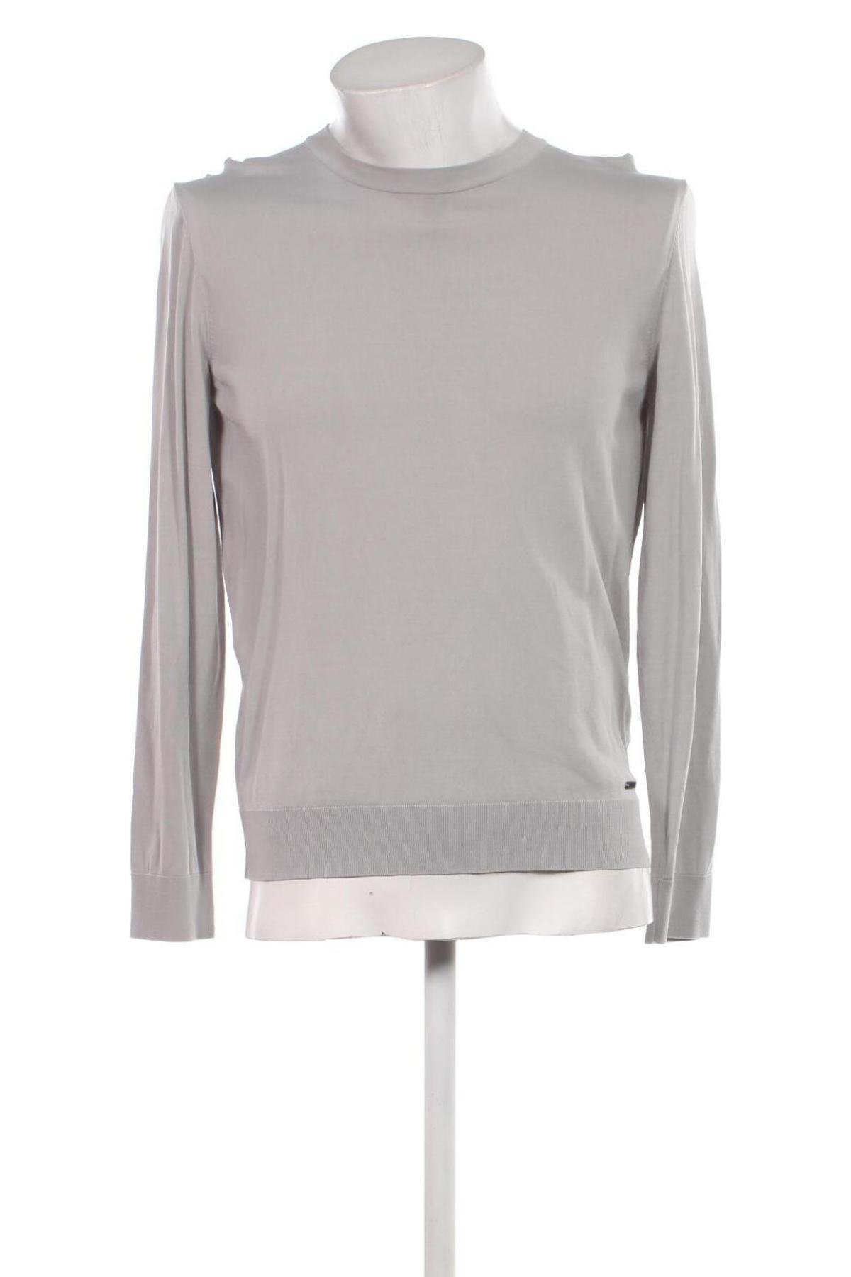 Ανδρικό πουλόβερ Hugo Boss, Μέγεθος M, Χρώμα Γκρί, Τιμή 68,75 €