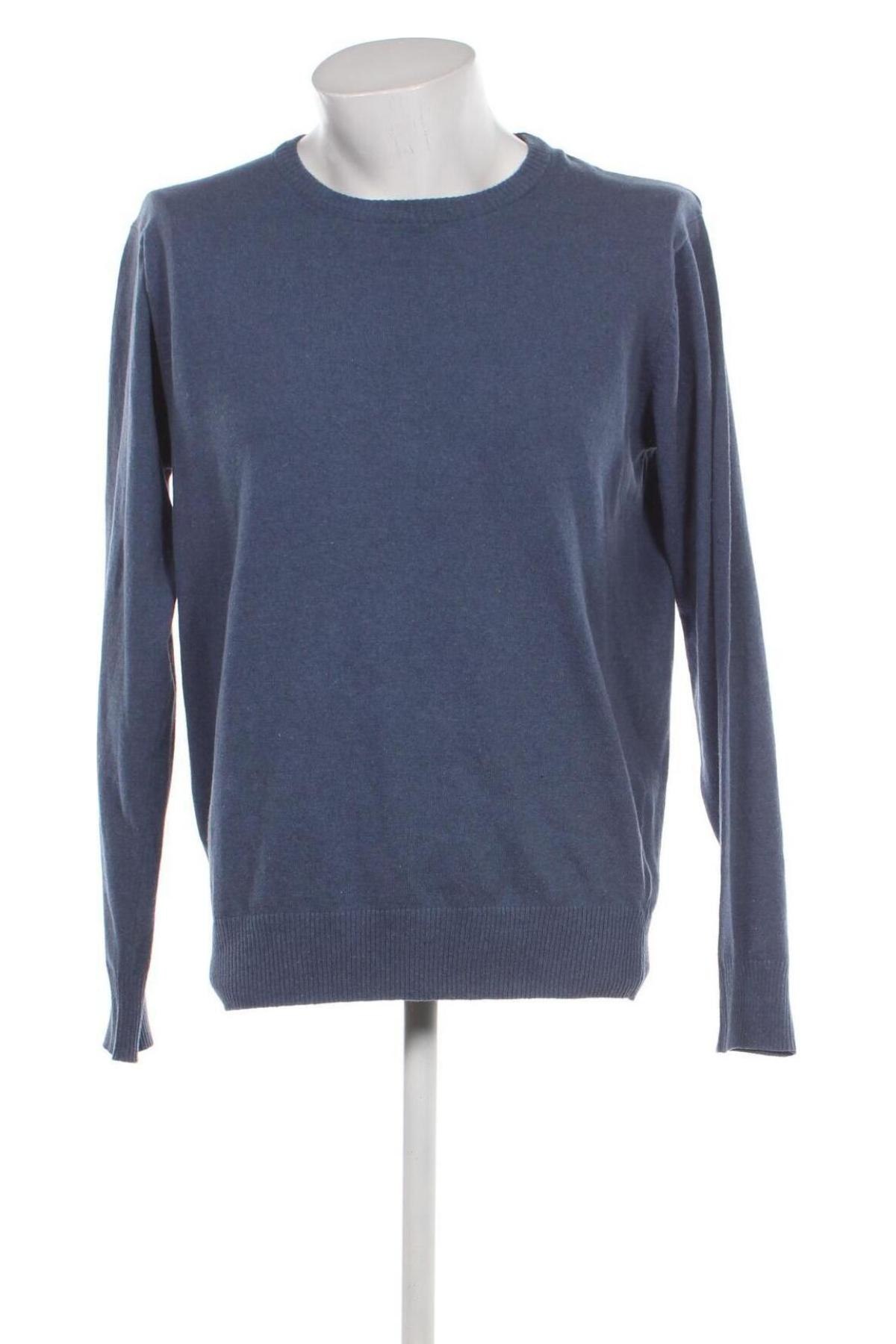 Herrenpullover Identic, Größe L, Farbe Blau, Preis 11,30 €