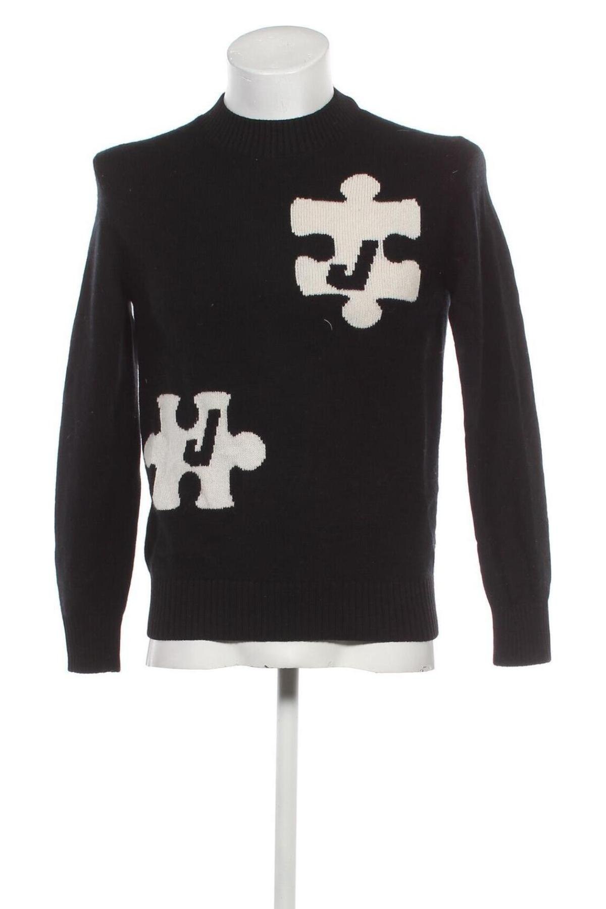 Мъжки пуловер Jack & Jones, Размер M, Цвят Черен, Цена 20,40 лв.