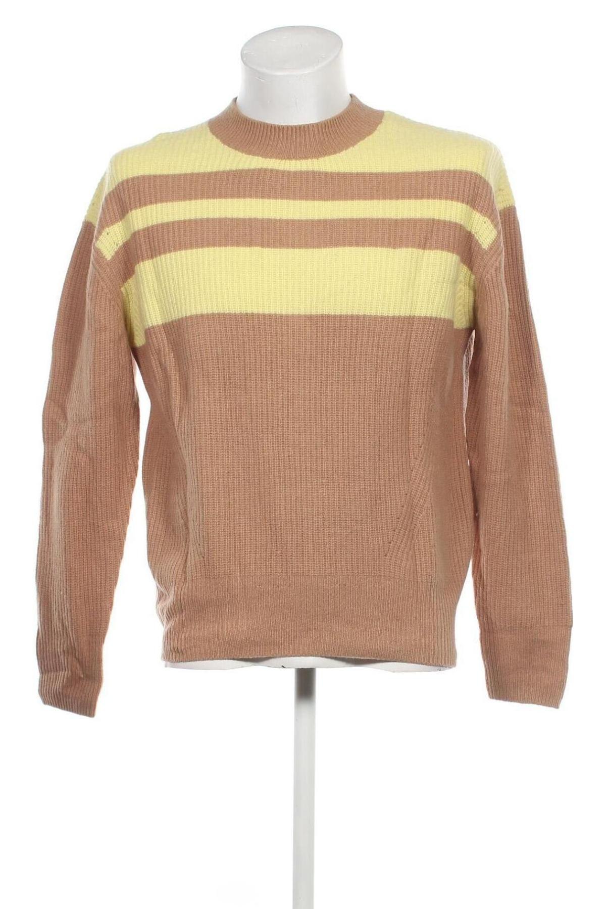 Мъжки пуловер Jack & Jones, Размер M, Цвят Бежов, Цена 20,40 лв.