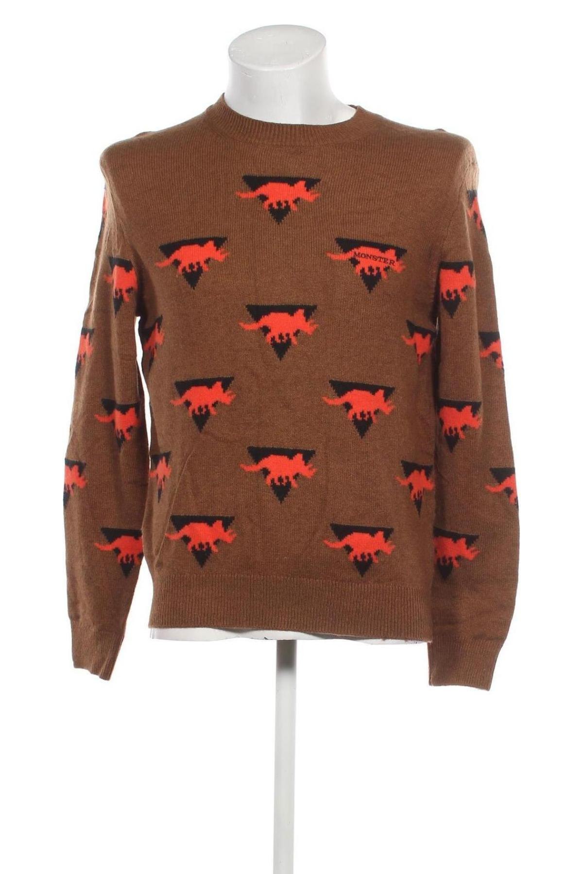 Мъжки пуловер Jack & Jones, Размер L, Цвят Бежов, Цена 17,00 лв.
