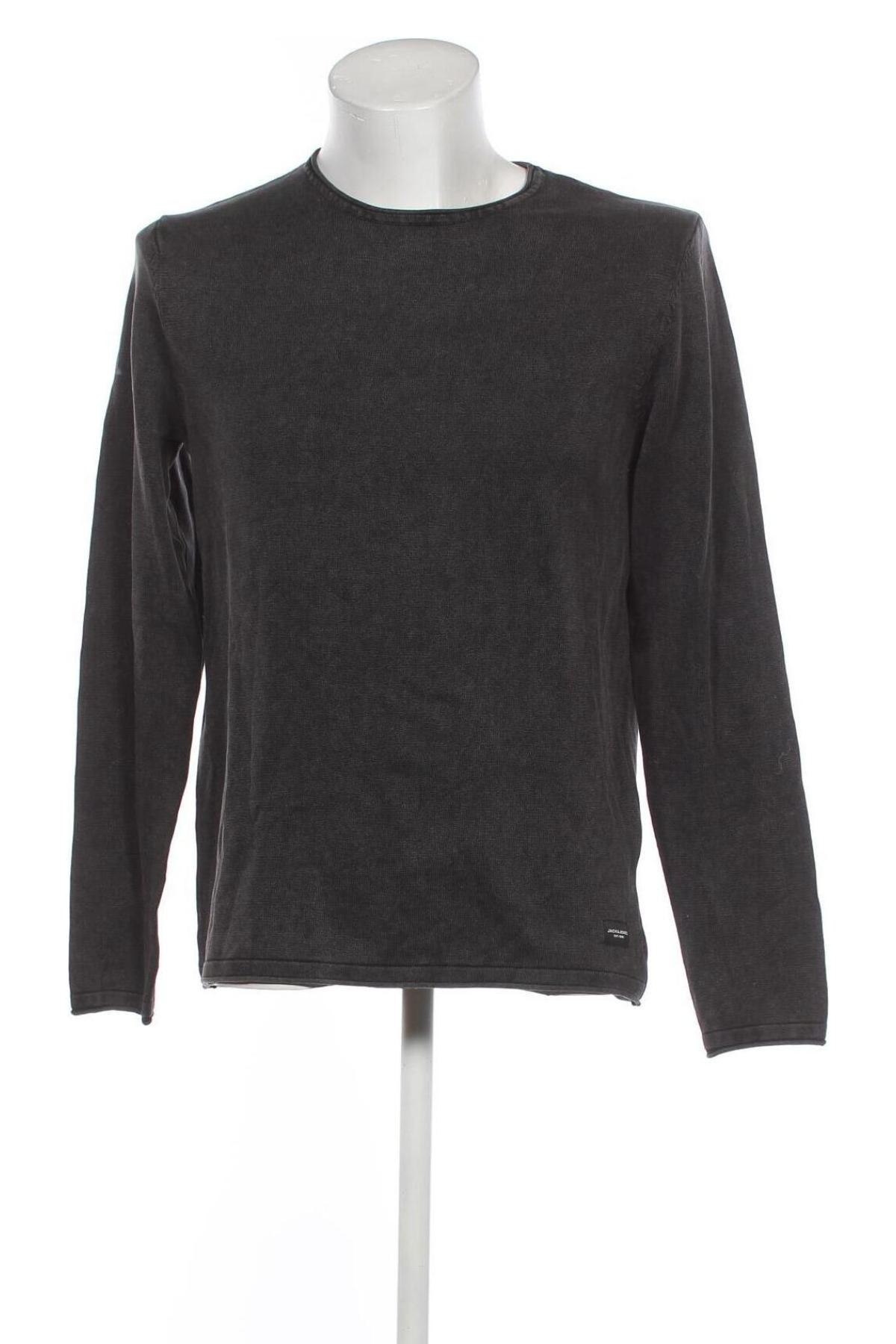 Ανδρικό πουλόβερ Jack & Jones, Μέγεθος L, Χρώμα Γκρί, Τιμή 10,52 €