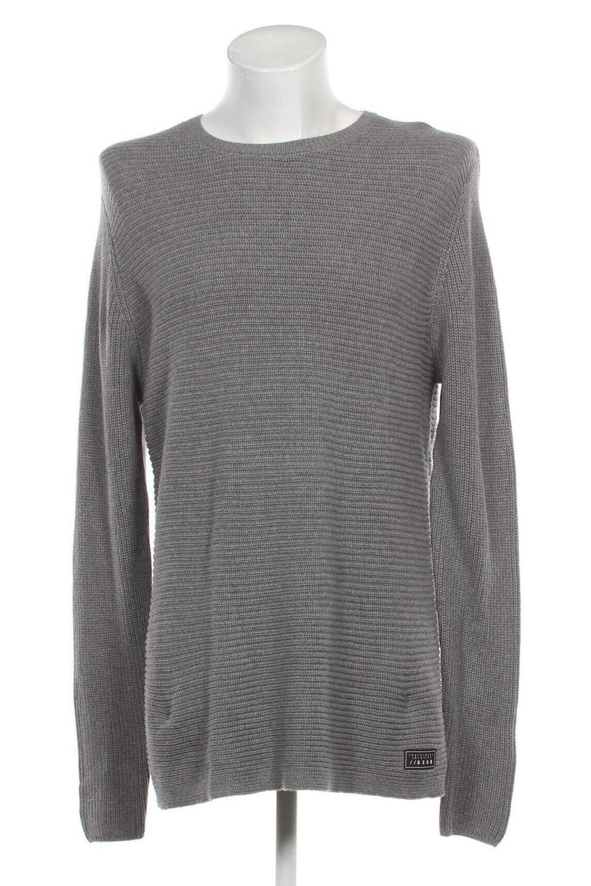 Ανδρικό πουλόβερ Q/S by S.Oliver, Μέγεθος XL, Χρώμα Γκρί, Τιμή 15,22 €