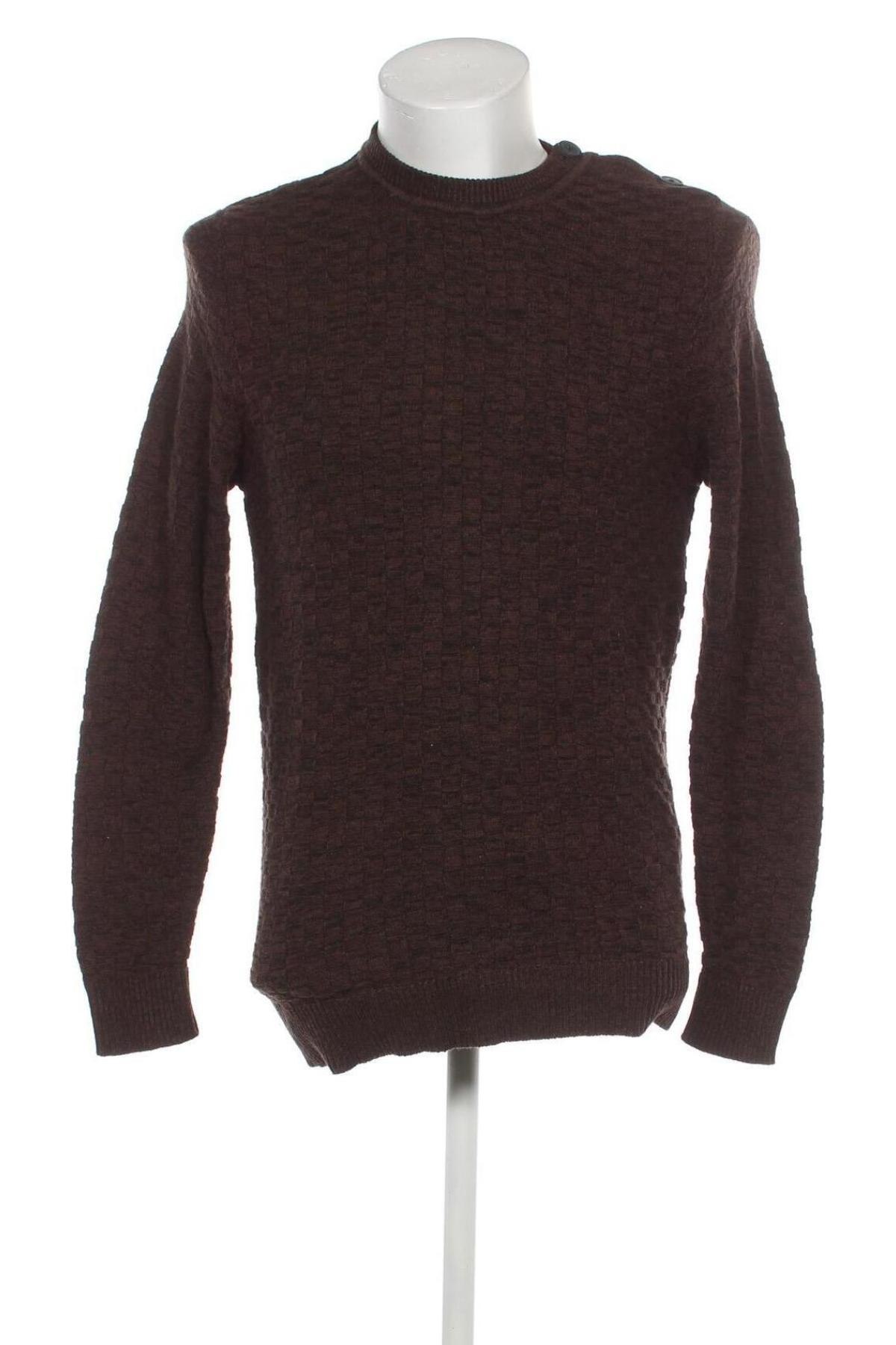 Ανδρικό πουλόβερ Selected Homme, Μέγεθος L, Χρώμα Καφέ, Τιμή 8,46 €