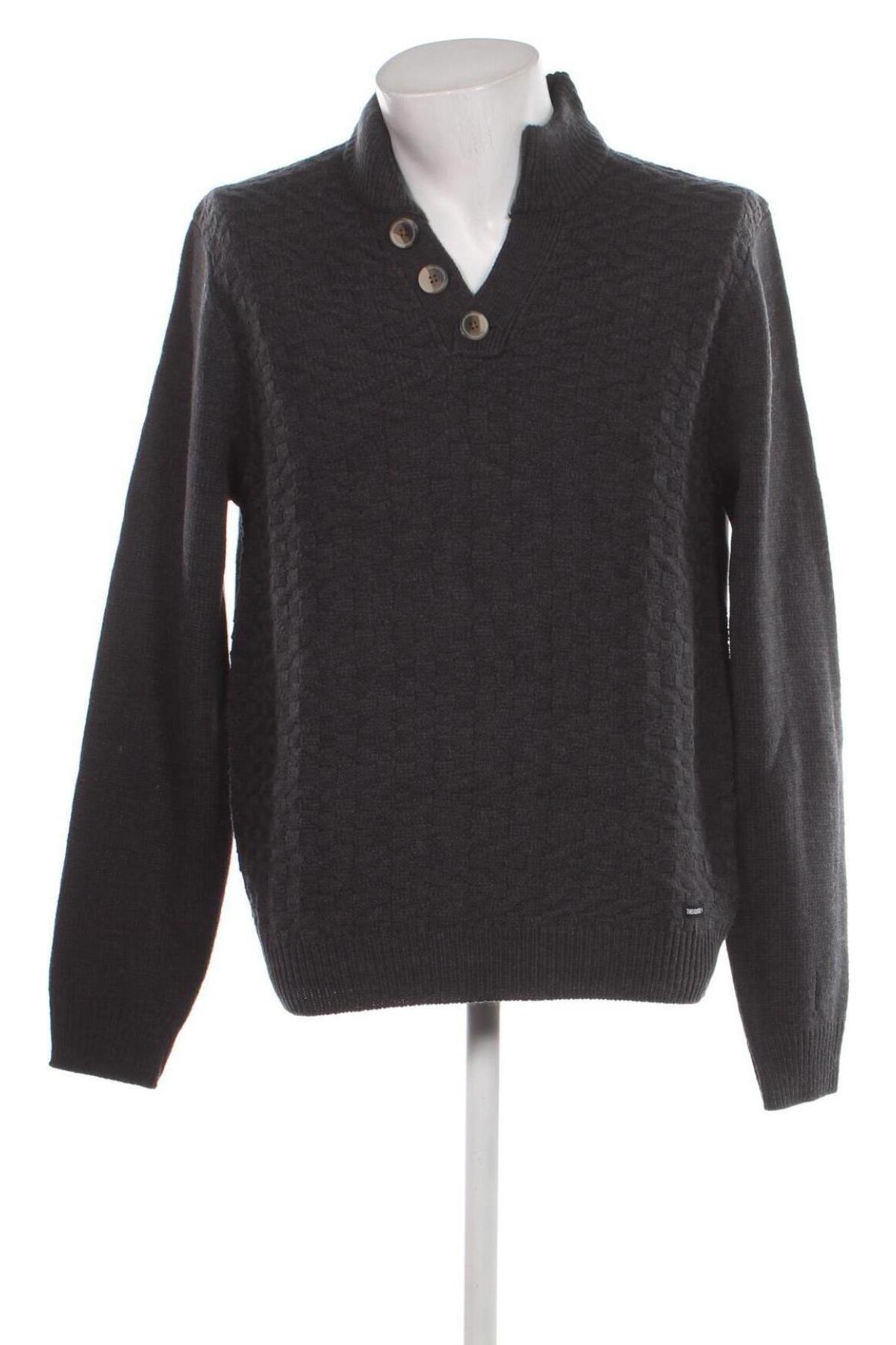 Мъжки пуловер Threadbare, Размер L, Цвят Сив, Цена 24,84 лв.