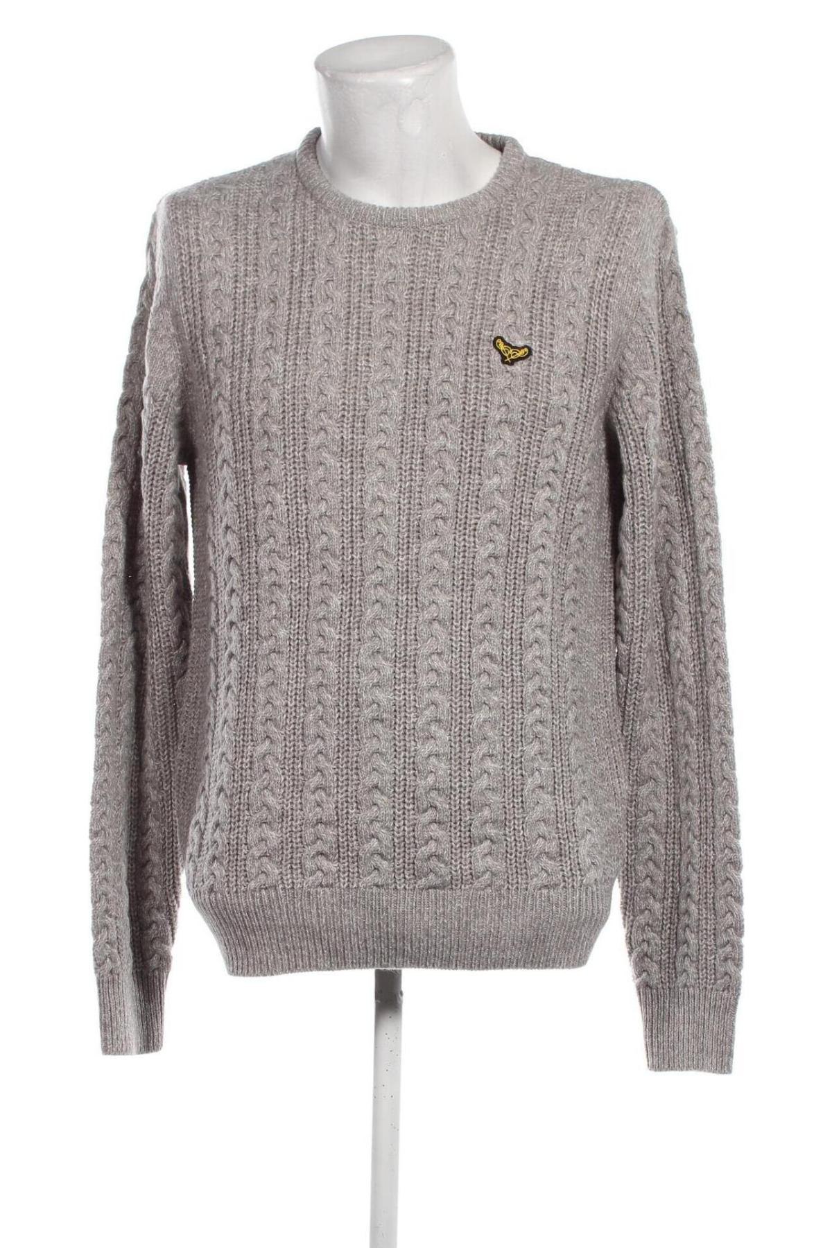 Herrenpullover Threadbare, Größe L, Farbe Grau, Preis € 11,38