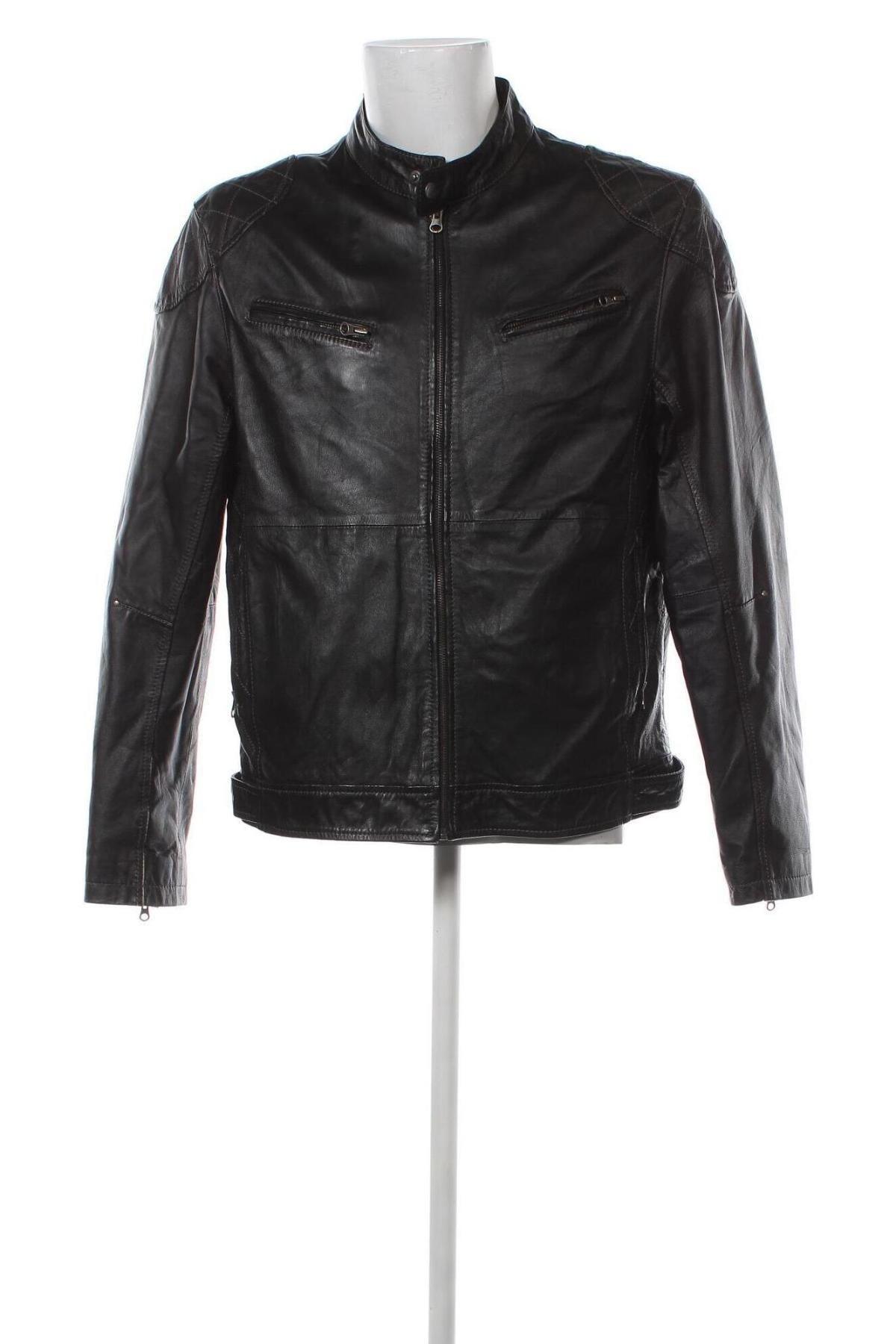 Pánska kožená bunda  Gipsy, Veľkosť XL, Farba Čierna, Cena  74,28 €