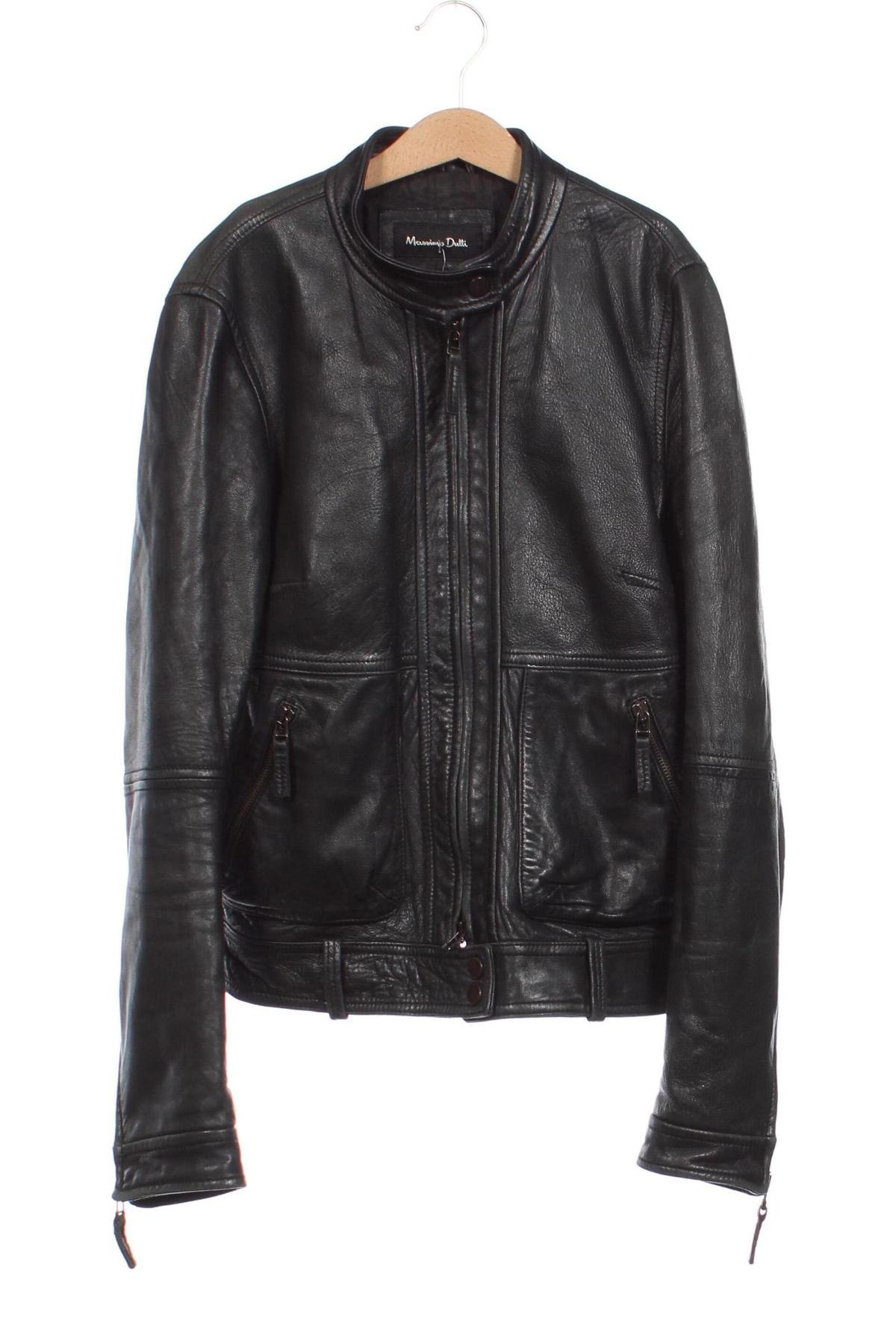 Pánská kožená bunda  Massimo Dutti, Velikost XS, Barva Černá, Cena  1 929,00 Kč