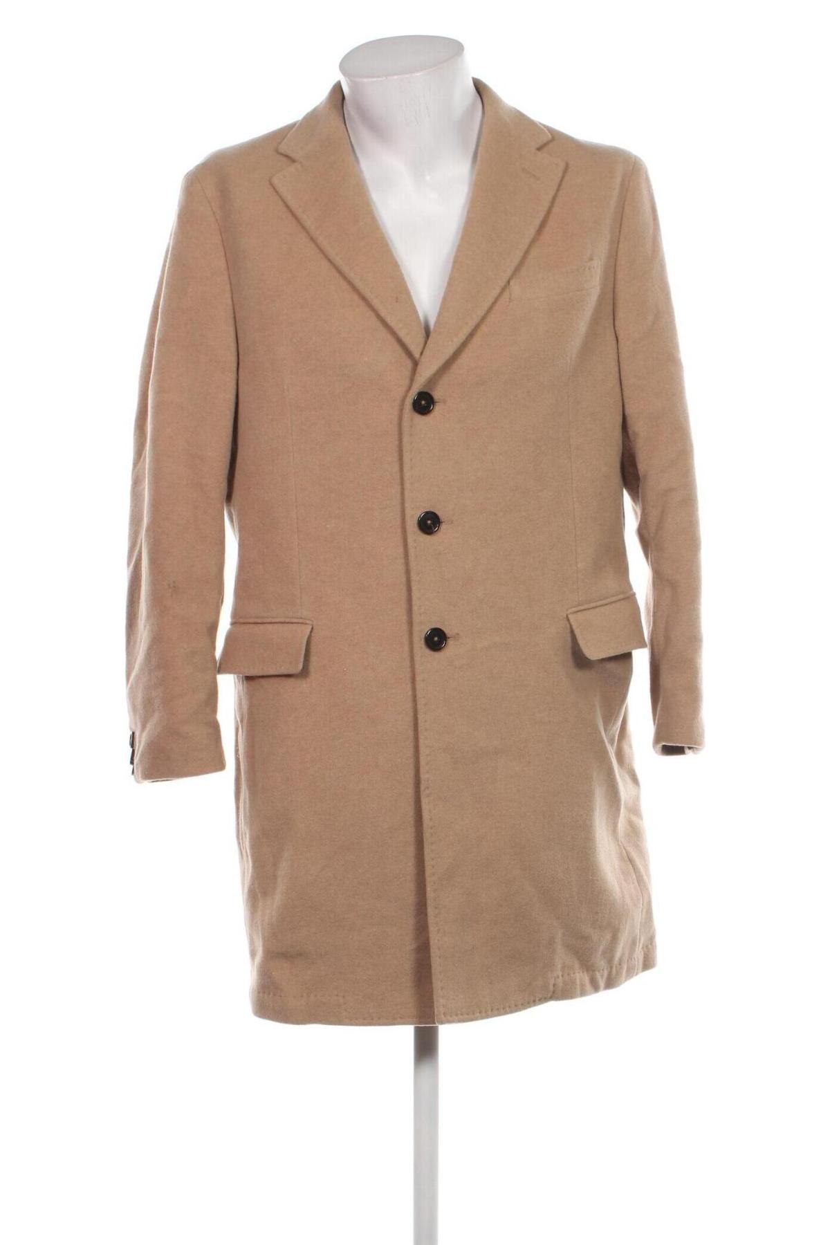 Мъжко палто, Размер XL, Цвят Бежов, Цена 107,00 лв.