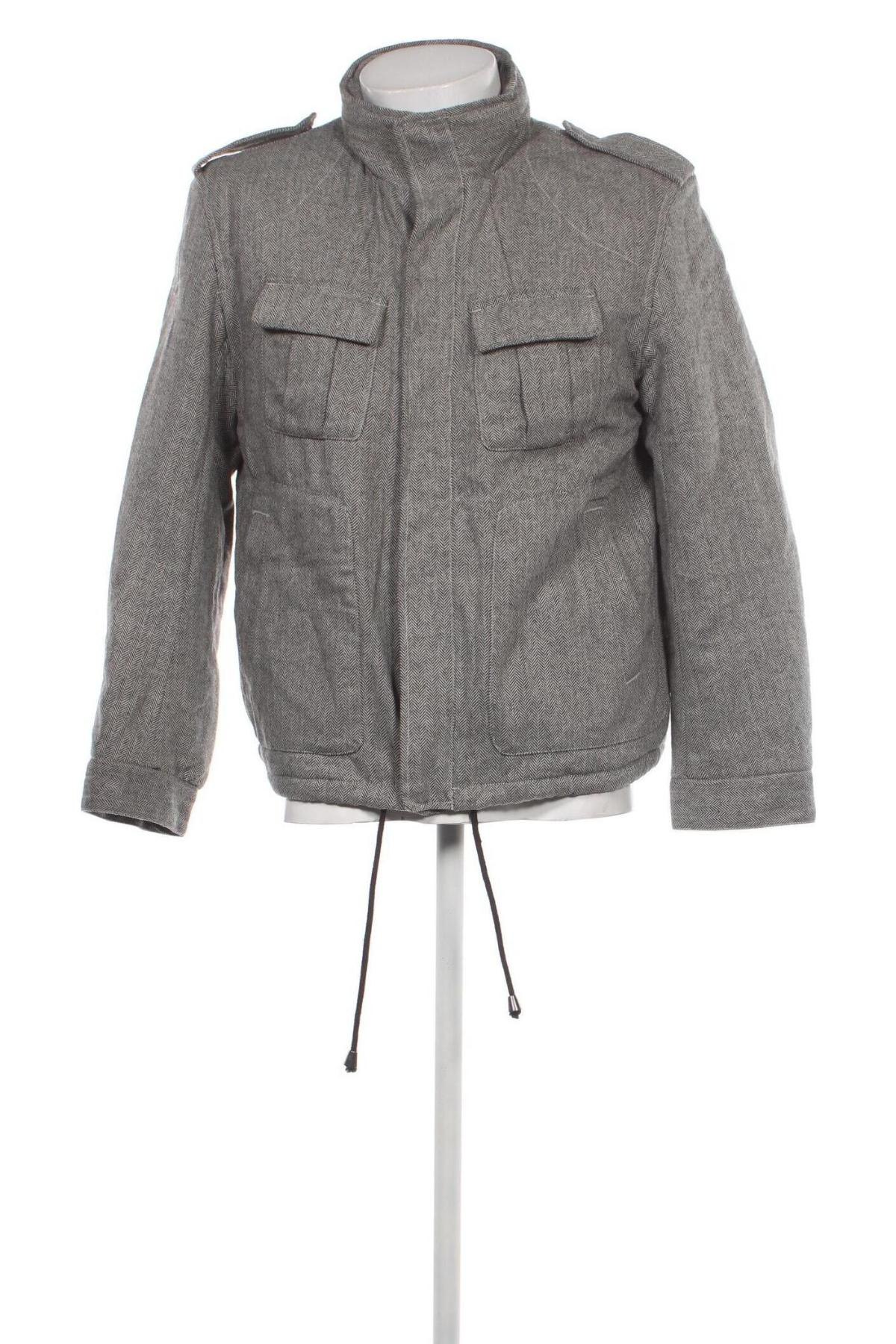 Мъжко палто French Connection, Размер L, Цвят Сив, Цена 114,00 лв.
