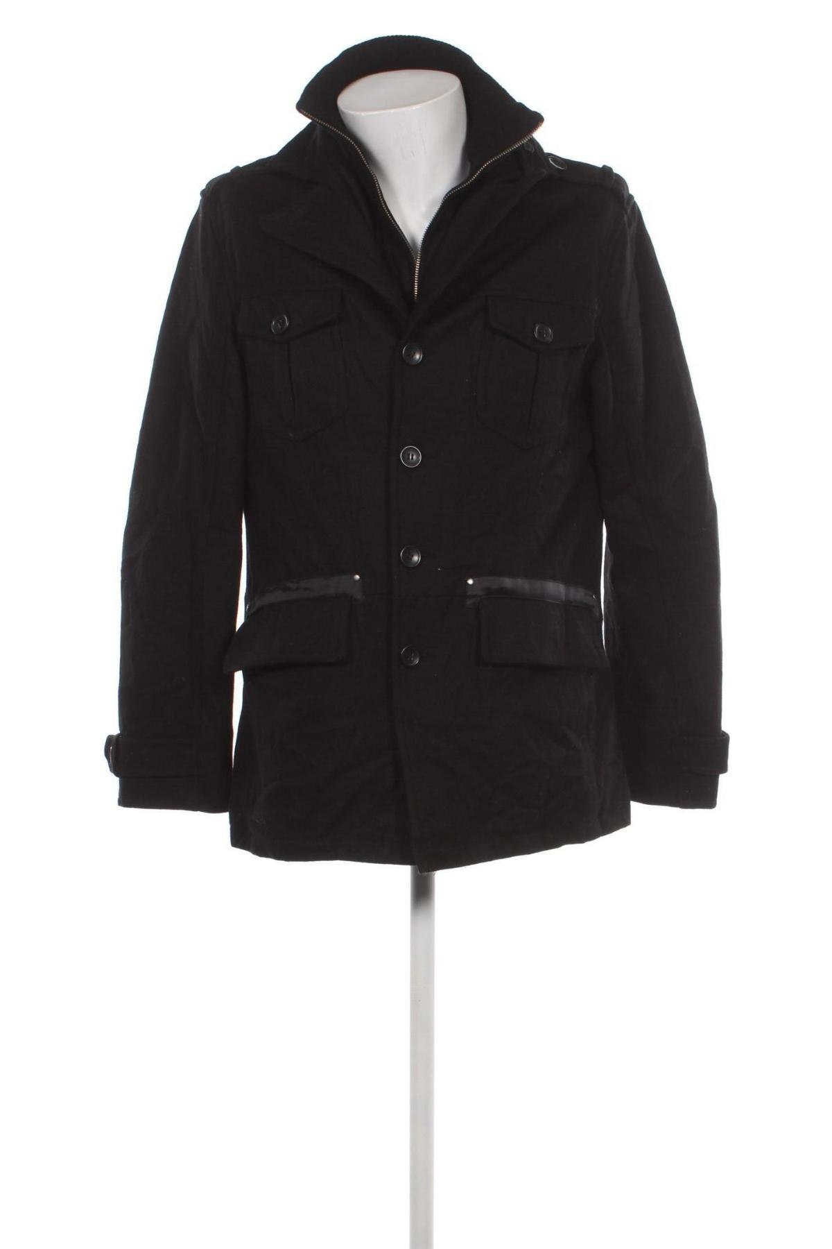 Pánský kabát  Politix, Velikost L, Barva Černá, Cena  285,00 Kč