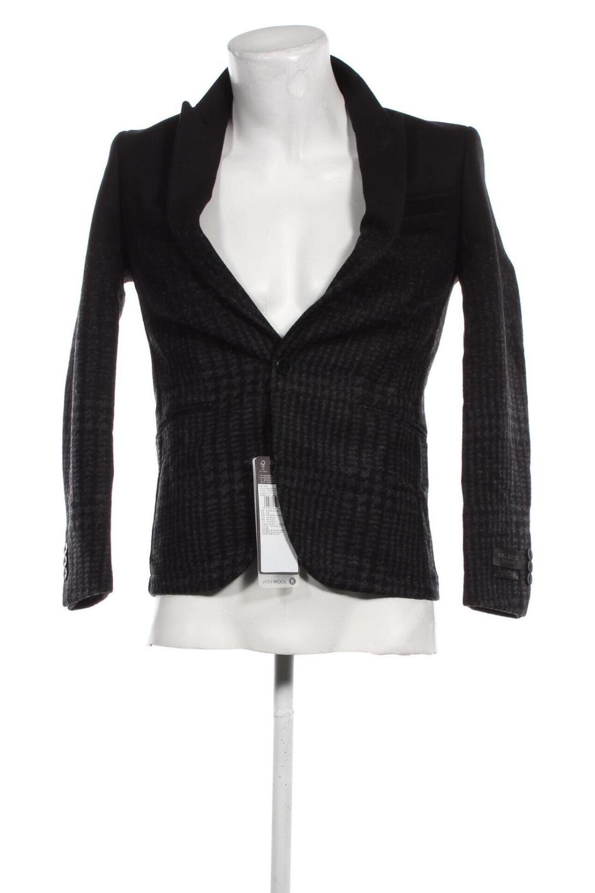 Ανδρικό σακάκι Selected, Μέγεθος XS, Χρώμα Μαύρο, Τιμή 18,63 €