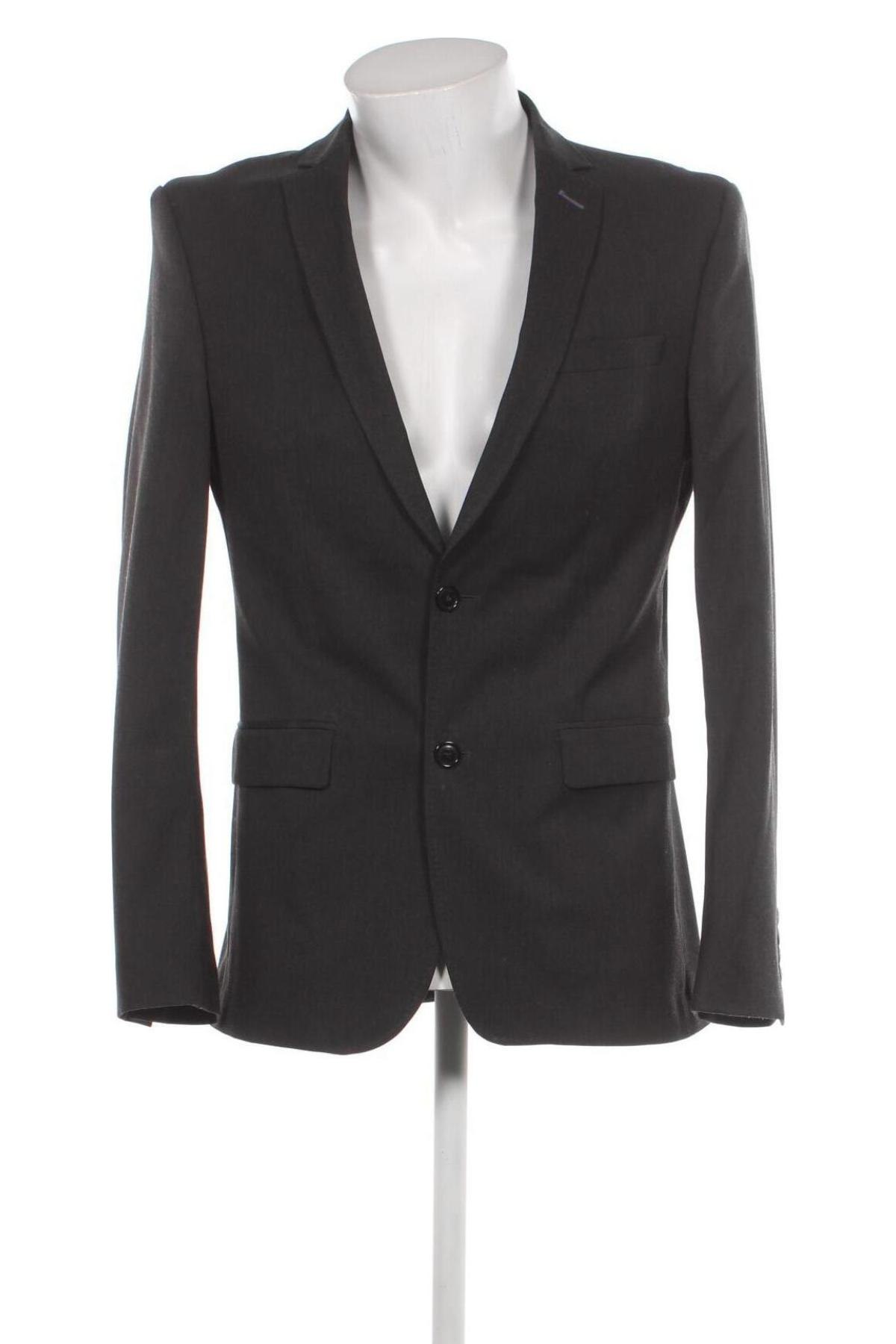 Ανδρικό σακάκι Zara Man, Μέγεθος L, Χρώμα Γκρί, Τιμή 9,93 €