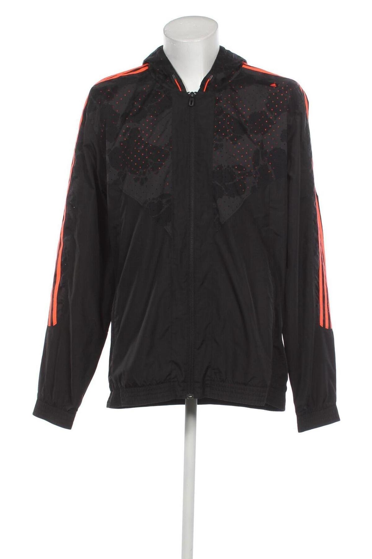 Herren Sportjacke Adidas, Größe 5XL, Farbe Schwarz, Preis 41,17 €