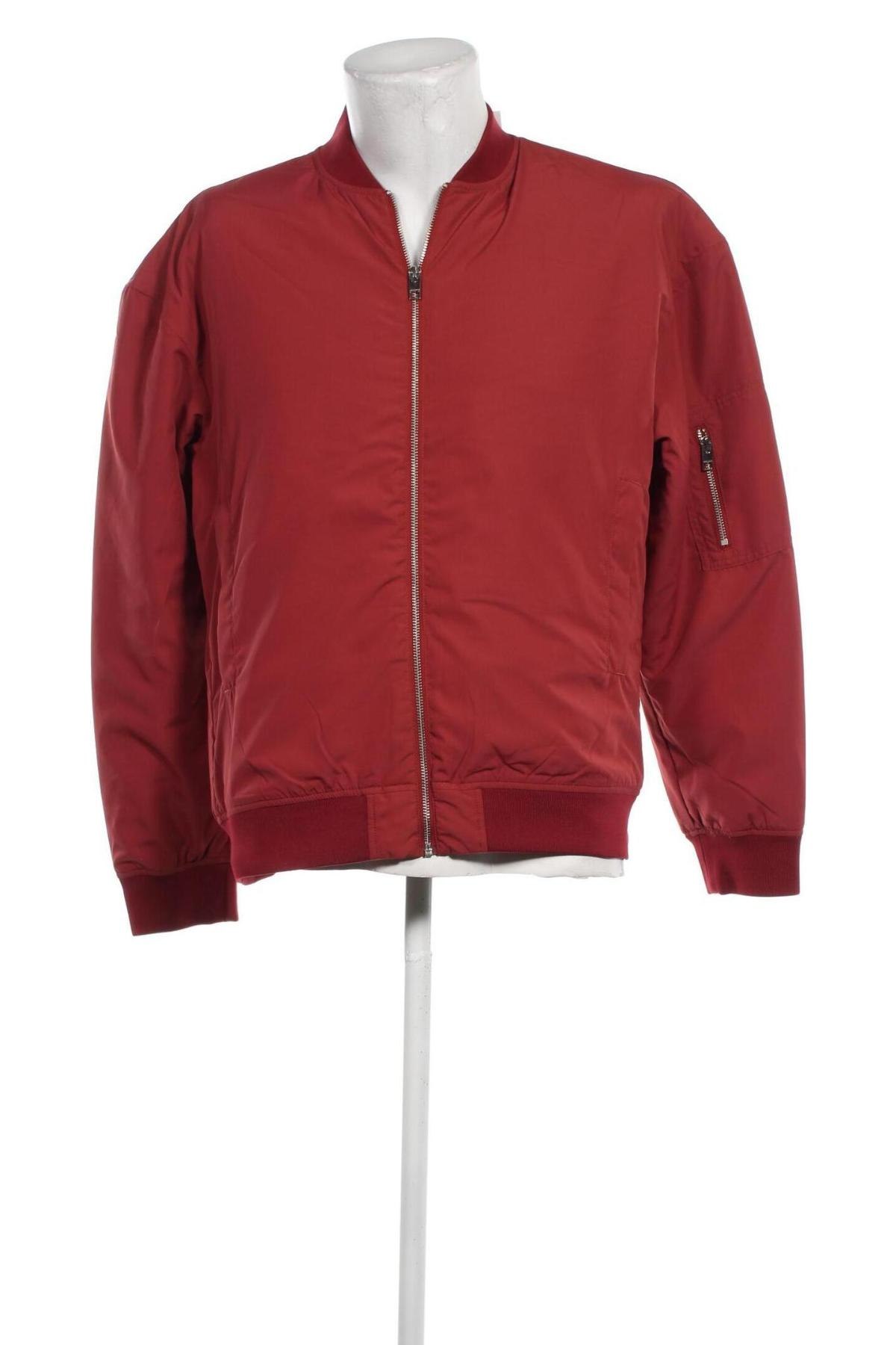 Ανδρικό μπουφάν Jack & Jones, Μέγεθος L, Χρώμα Κόκκινο, Τιμή 20,08 €