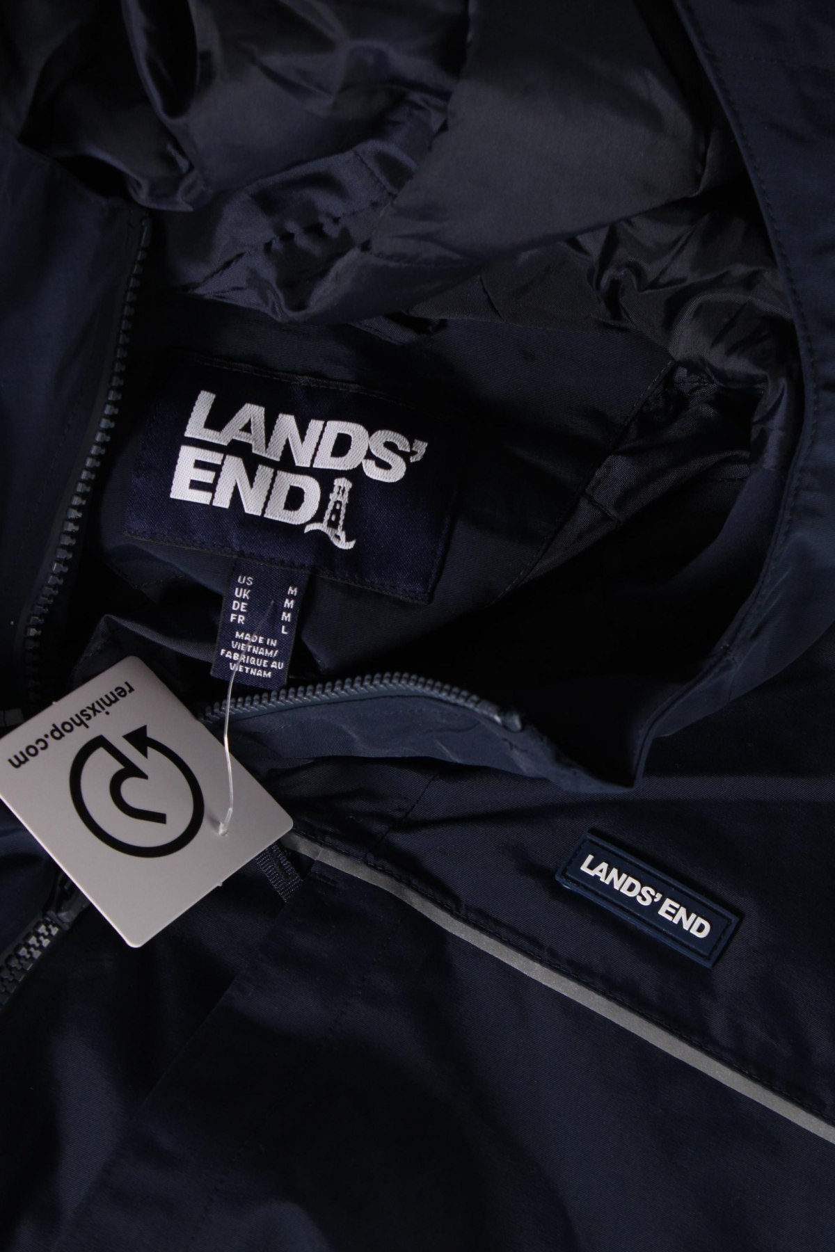 Herrenjacke Land's End, Größe M, Farbe Blau, Preis 45,16 €