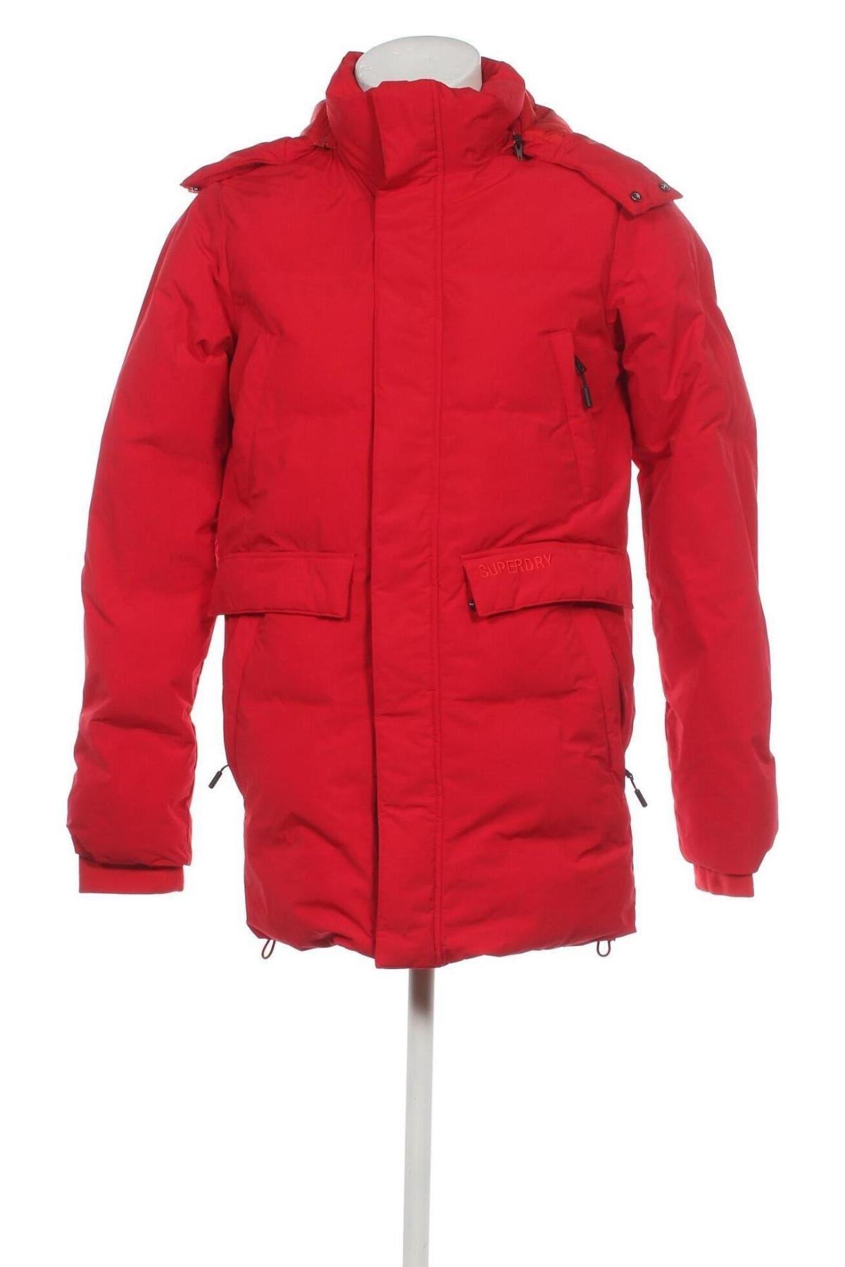 Ανδρικό μπουφάν Superdry, Μέγεθος S, Χρώμα Κόκκινο, Τιμή 33,56 €
