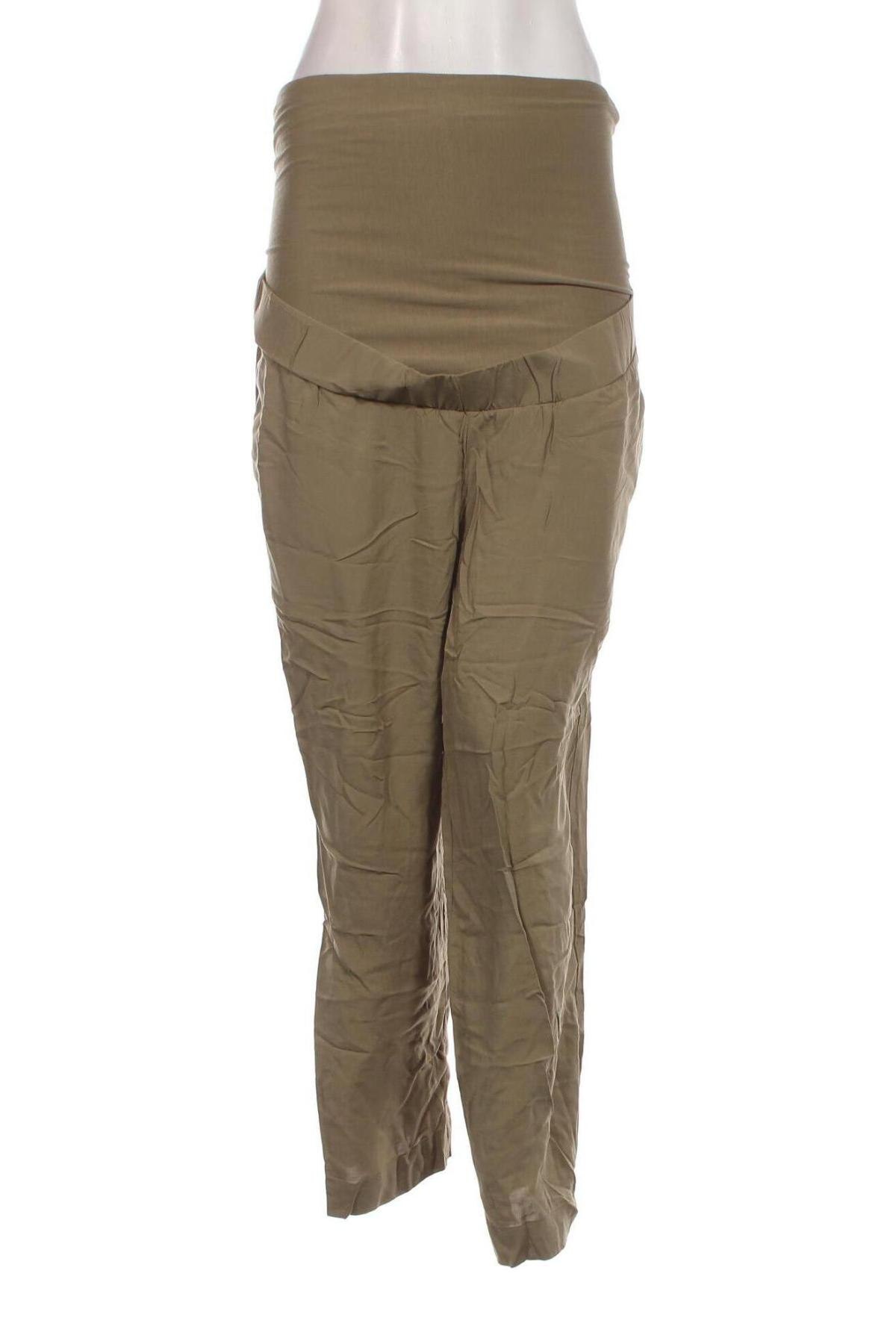 Панталон за бременни H&M Mama, Размер M, Цвят Зелен, Цена 24,84 лв.