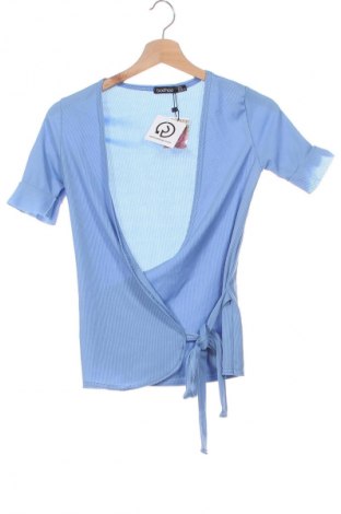 Damen Shirt Boohoo, Größe XS, Farbe Blau, Preis € 15,86