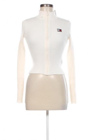 Damen Strickjacke Tommy Jeans, Größe M, Farbe Ecru, Preis 139,99 €