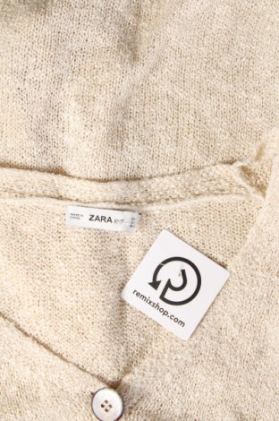 Γυναικεία ζακέτα Zara Knitwear, Μέγεθος L, Χρώμα  Μπέζ, Τιμή 13,81 €