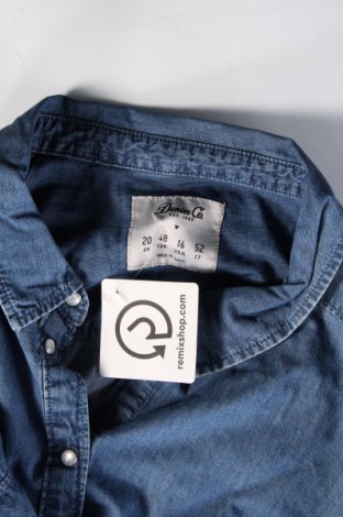 Γυναικείο πουκάμισο Denim Co., Μέγεθος XXL, Χρώμα Μπλέ, Τιμή 13,00 €