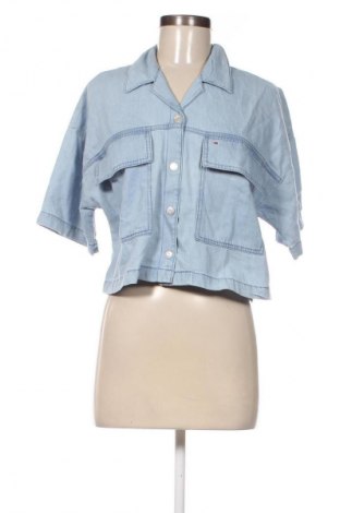 Damenbluse Tommy Jeans, Größe S, Farbe Blau, Preis € 104,99