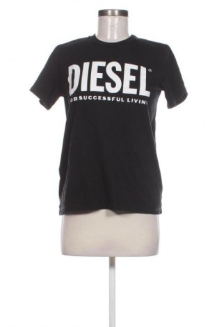 Damski T-shirt Diesel, Rozmiar M, Kolor Czarny, Cena 180,87 zł