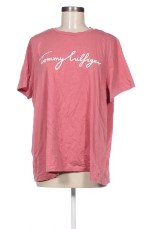 Damen T-Shirt Tommy Hilfiger, Größe XXL, Farbe Rosa, Preis € 33,99