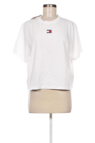 Γυναικείο t-shirt Tommy Jeans, Μέγεθος L, Χρώμα Λευκό, Τιμή 50,99 €