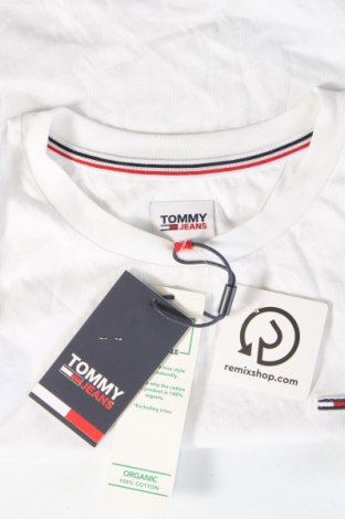 Γυναικείο t-shirt Tommy Jeans, Μέγεθος XS, Χρώμα Λευκό, Τιμή 50,99 €