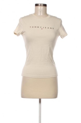 Дамска тениска Tommy Jeans, Размер S, Цвят Бежов, Цена 82,99 лв.