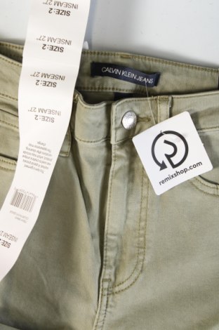 Női farmernadrág Calvin Klein Jeans, Méret XXS, Szín Zöld, Ár 31 205 Ft