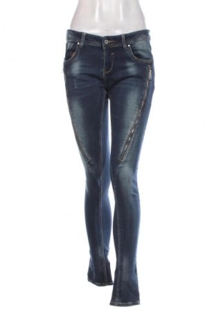 Damskie jeansy One Love, Rozmiar XL, Kolor Niebieski, Cena 51,99 zł