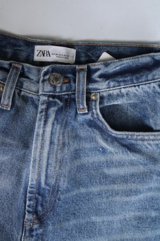 Дамски дънки Zara, Размер XS, Цвят Син, Цена 27,99 лв.