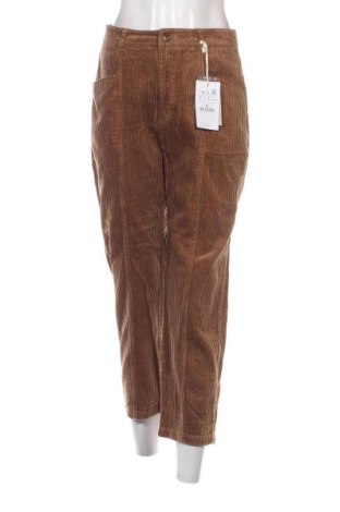 Pantaloni de velvet de femei Pacific, Mărime S, Culoare Maro, Preț 117,35 Lei