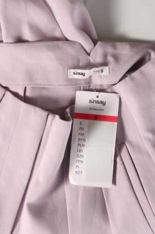 Pantaloni de femei Sinsay, Mărime S, Culoare Mov, Preț 76,99 Lei