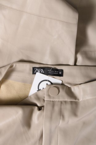 Damenhose Zara, Größe L, Farbe Beige, Preis 18,99 €