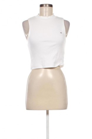 Tricou de damă Tommy Jeans, Mărime M, Culoare Alb, Preț 217,99 Lei