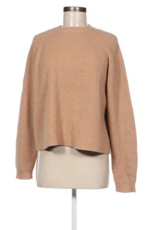 Damenpullover Bershka, Größe M, Farbe Beige, Preis 14,83 €