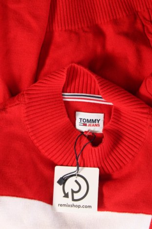 Дамски пуловер Tommy Jeans, Размер XS, Цвят Червен, Цена 204,99 лв.