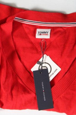 Γυναικείο πουλόβερ Tommy Jeans, Μέγεθος XS, Χρώμα Κόκκινο, Τιμή 124,99 €