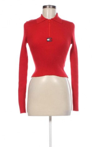 Damenpullover Tommy Jeans, Größe M, Farbe Rot, Preis € 139,99