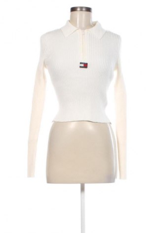 Damenpullover Tommy Jeans, Größe L, Farbe Ecru, Preis € 132,99