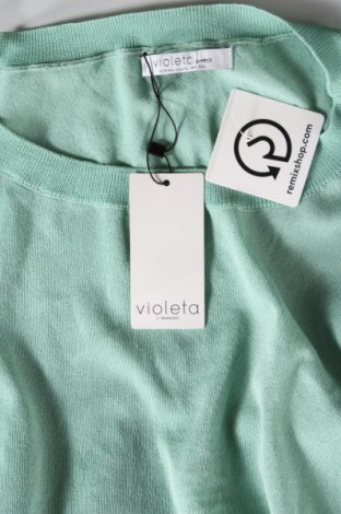 Damski sweter Violeta by Mango, Rozmiar XXL, Kolor Zielony, Cena 102,99 zł