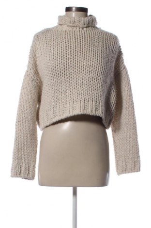 Damski sweter Zara Knitwear, Rozmiar M, Kolor Beżowy, Cena 86,99 zł