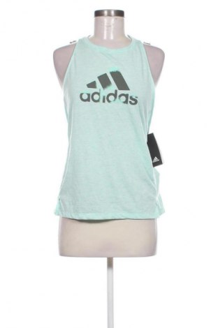 Damen Sporttop Adidas, Größe L, Farbe Grün, Preis 39,39 €