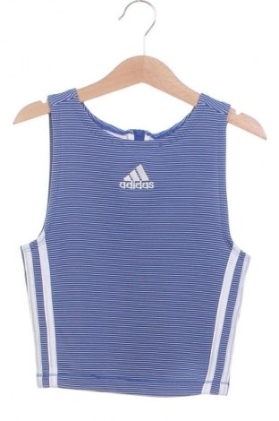 Damen Sporttop Adidas, Größe XXS, Farbe Blau, Preis € 17,39